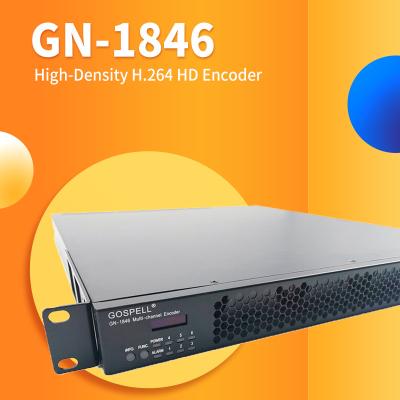 Китай Кодировщик ТВ цифров вариантов входного сигнала кодировщика HDMI Gospell GN-1846 12-Ch H.264 HD с передачой продается