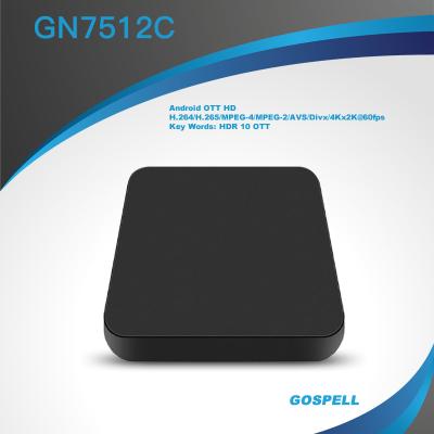 Κίνα Αρρενωπή 7.1/9.0 OTT TV Box Χ. 265 μετασχηματιστής του Media Player πυρήνων τετραγώνων Amlogic S905W προς πώληση