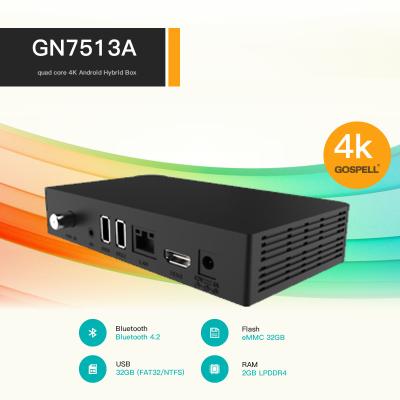 中国 スマートなTV箱雑種DVB S2 STBのクォードの中心4Kのアンドロイドの10.0のAllwinner H6 2GBのRAM 32GB ROM 2.4G/5GHz WiFi箱 販売のため