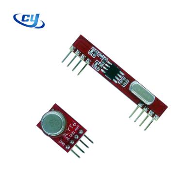 China CY28+CYT6 315 433.92 MHz Red Wireless Data Transmission Panel Transmitter Receiver Module Kit for sale