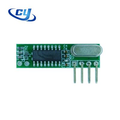 China CY15+CYT5 433mhz RF transmitter and receiver Superheterodyne 30*8.5*5mm for sale