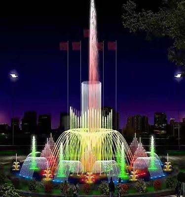 China All-in-One Easy Installment Design and Build Services for Colorful Musical Fountains with Laser Light Show and RGB LED for sale