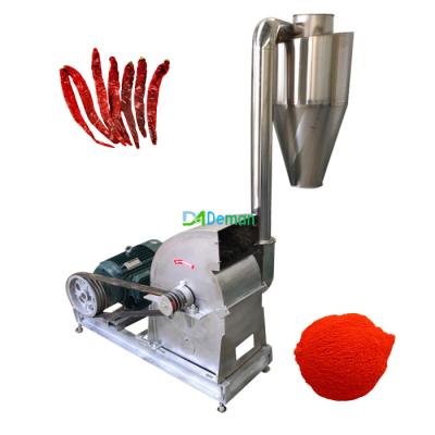 China Hammer Type Red Chilli Pepper Grinder Herbs Herbs High Efficiency Low Cost Hammer Type Wood Saw Dust Crush Grinding Machine Feed Meat Grinder Spice Pulverizer for sale