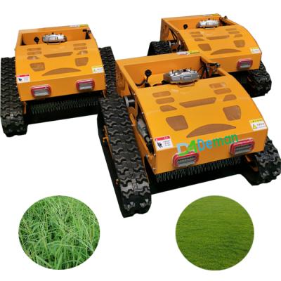 China 4-Stroke Lawn Mower Cutter Farm Grass Weed Cutter Remote Control Orchard Garden Lawn Balancing Mowing Machine for sale