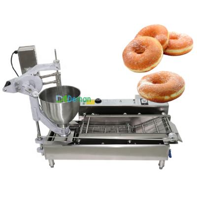 China Hotels Automatic Donut Maker Fryer Donut Making Machine Donut Forming Frying Machine for sale