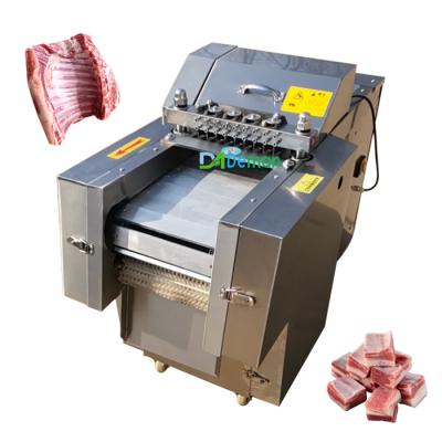 China Hotels Chicken meat cube dicer fish pork meat cube cutter beef lamb meat dicing cutting machine for sale