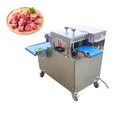 China Hotels fresh meat cuber dicer machine meat strip cutter dicing cutting machine for sale