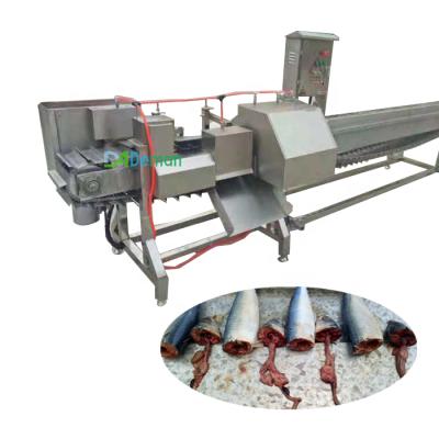 China Fish Processing Plant High Efficiency Fish Killing Machine Fish Head Sardine Fish And Guts Removal Machine Tipping Head Machine for sale