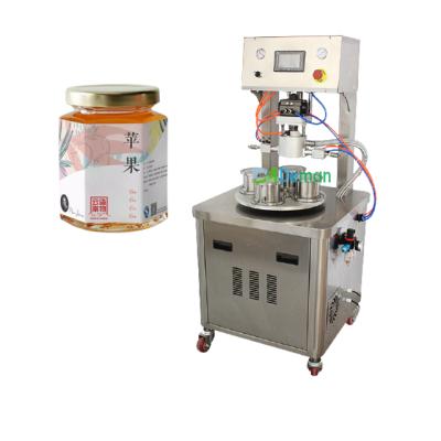 China Food Sauce Jars Covering Machine Glass Containers Bottles Vacuum Capper Vacuum Sealer Machine for sale