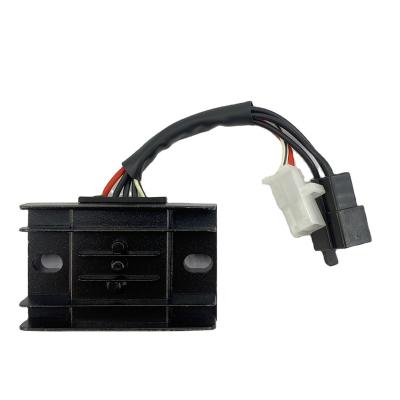 China Plastic + Copper + Electronic Components Motorcycle Rectifier Voltage Regulator 12V GN125 for sale