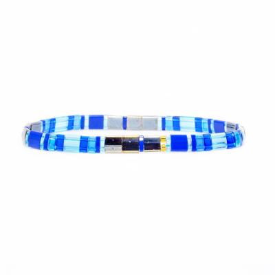 China Pulsera azul de la gota de Tila, pulseras bohemias de la amistad con las gotas en venta