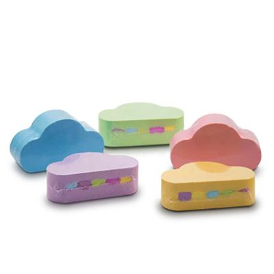 China Custom Vegan Bath Bomb Organic Handmade Gift Set Cloud Rainbow For Bath Shower for sale