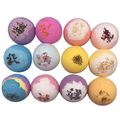 China Colorful Custom Foot Pedicure Bathbombs CBD Salt Bath Bombs skin whitening rainbow bath bomb for sale