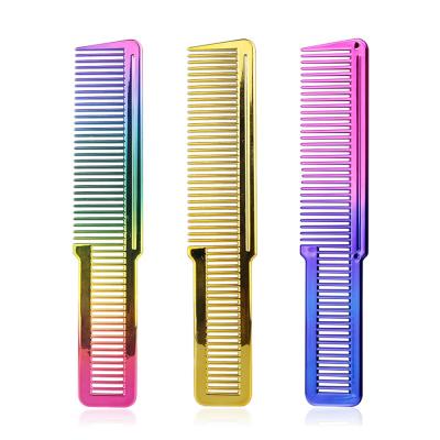 China 2021 new arrivals convenience plastic carbon salon custom hair cutting combs trimmer combs for sale