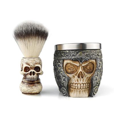 China Simple Professional Men Shaving Bowl Set Lightweight And Convenient Shaving Brush And Bowl Set For Barber for sale