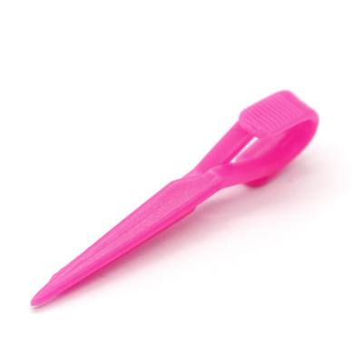 China Durable Factory Cost Mini Women Crossing Fixing Hair Clips Plastic Pink Hair Clips For Perming Hair for sale