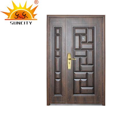 China China Modern Simple Stainless Steel Door Design Metal Door Sales In Africa for sale