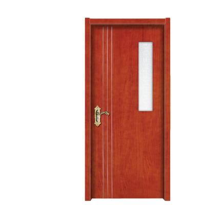 China New Design SC-W098 Modern Wood Door Interior Wooden Glass Doors And Windows Price for sale