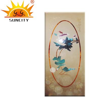 China Construction SC-G002 Decorative 12mm Thick Stained Glass Hotel Price for sale