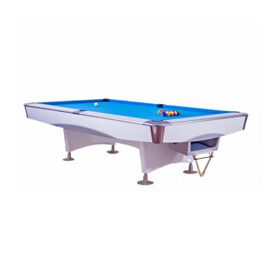 China Wholesale Friendly High Quality White Indoor Sports Game Table Snooker Snooker Table Games Play Pool Snooker Table for sale