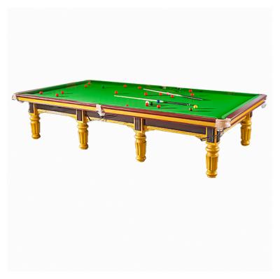 China Indoor Sports Game Table Custom Wholesale Supplier Modern Luxury Gold Flower Billiard Billiard Legs for sale