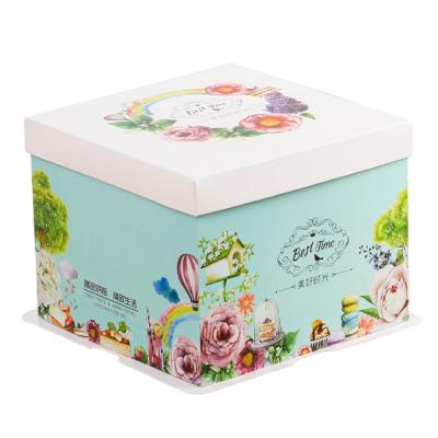 China Wholesale Recycled Paper Cake Box Factory Packaging Materials Box Custom Design Gift Box for sale