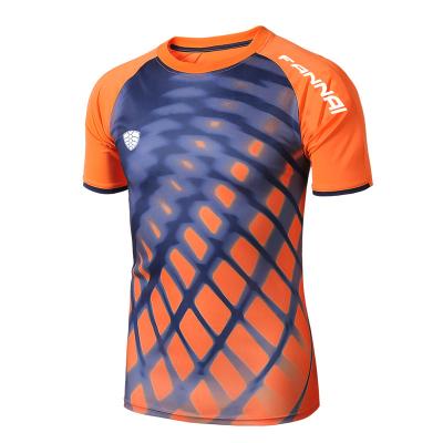 China Anti-Wrinkle Sportswear Quick-drying Men's T-shirt Outdoor Men's Digital Printing 3D Sublimation Printing Short Sleeve T-shirt for sale