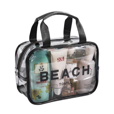 China Portable Waterproof Durable Cosmetic Waterproof Bag Fitness Travel Toiletry Bag Toiletry Bag Swimming Bag Large Portable Capacity for sale