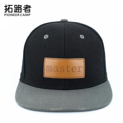 China JOINT Stylish Custom Trucker Hat Leather Snapback Hat for sale