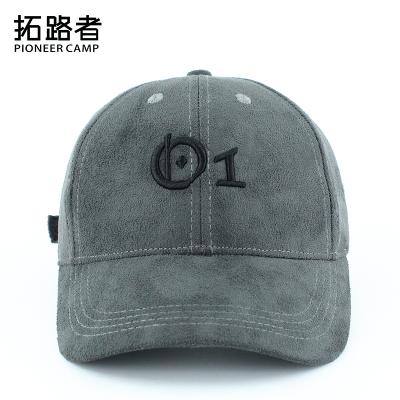 China COMMON Cheap Custom 3D Embroidered Logo Suede Baseball Caps for sale