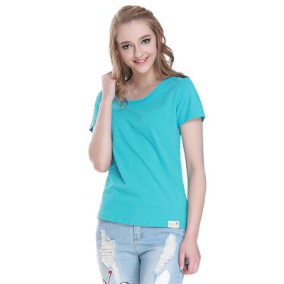 China Wholesale Plain High Quality Anti-wrinkle Cotton Women T Shirts for sale