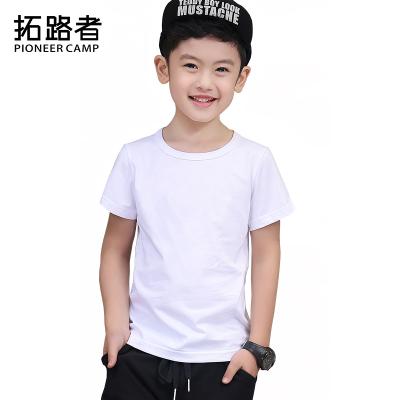 China Wholesale cheap anti-shrink printed brand cotton boy child high quality simple t-shirt for sale