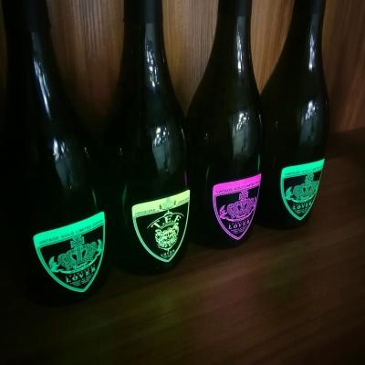 China Waterproof Waterproof EL Wine Bottle Label for sale