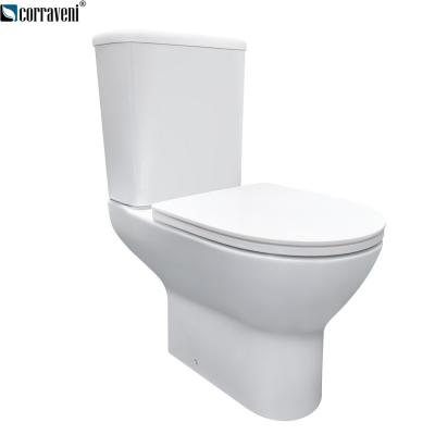 China Modern Hot Sale Ceramic Sanitary Ware Wash Down Toilet Two Piece Bathroom for sale