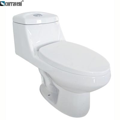 China Modern Ceramic Siphonic One Piece Toilet Popular Ceramic Toilet Cupc Siphonic Standard for sale