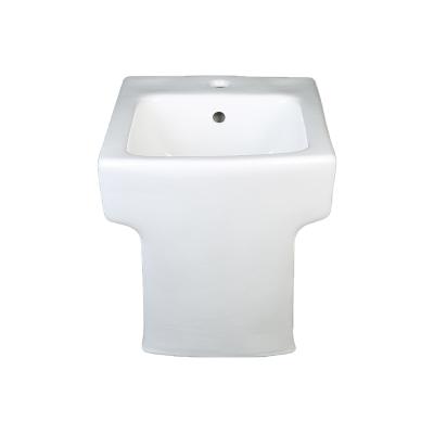 China Modern Square Shape Toilet White Ceramic Bidet Bathroom Bidet for sale