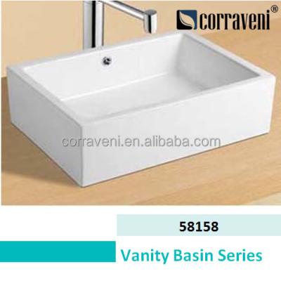 China New design modern sanitaryware art basin countertop basin 58158 for sale