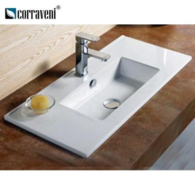 China China Supplier High Quality Modern Sanitaryware Bathroom Cabinet Ceramic Basin for sale