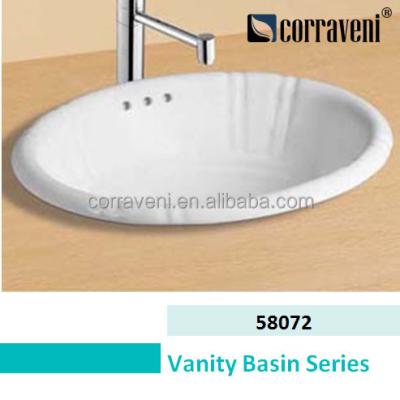 China New design modern sanitaryware basin inset art ceramic basin for sale