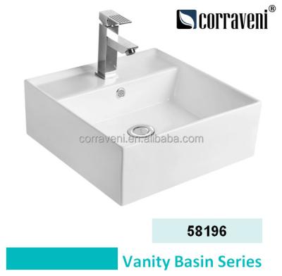 China Sanitaryware Art Modern Basin Countertop Ceramic Basin 58196 for sale