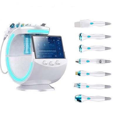 China Exfoliators 2021 7 in 1 clean oxygen hydraulic injection dermabrasion machine tignten skin hydrodermabrasion facial machine with skin analyzer for sale