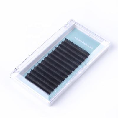 China Natural Long Flat Lashes Custom Eyelash Extension Lash Extension Tray with Low MOQ for sale