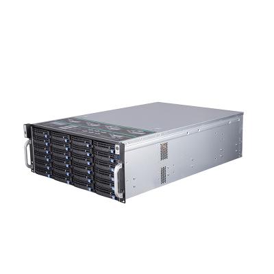 China Customize Dual CPU Hot Card Support 8GPU Support Hot Card Industrial Raid 24*3.5 HDD Exchange Server 4U EIS-H4224S for sale