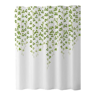 China Amazon Hot Sale High Quality Waterproof Taffeta Digital Printed Shower Curtain for sale