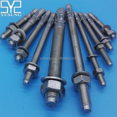 China Concrete Wall Yusung Stainless Steel Fix Anchor Through Bolt, Anchor Bolt, Expansion Anchor For Stone Cladding for sale