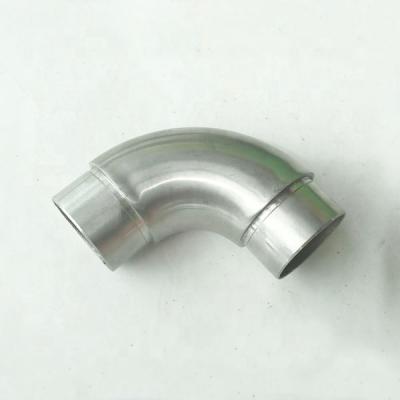 China Connect Pipes Stainless Steel Handrail Elbow / Round Tube Connector / 90 Degree Connector for sale