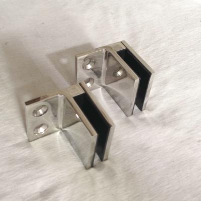 China Glass Connector Stainless Steel Glass Enclosure Glass To Wall Connector / Stainless Steel Glass Connector for sale