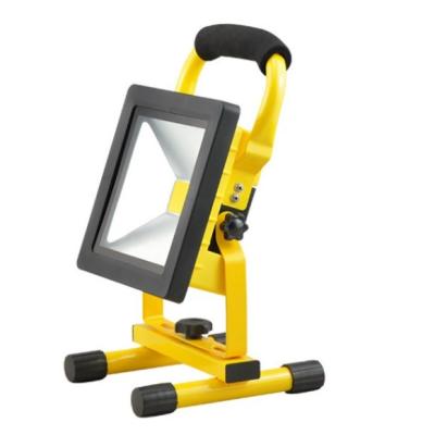 China Super Slim Rechargeable LED Flood Light 10W 20W 30W 50W continous lighting time 14hrs max, IP54 waterproof for sale