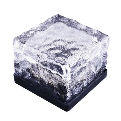 China Square Solar Ice Tiles Buried Lights Solar Lights Waterproof Garden Lights for sale