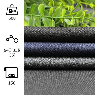 China Hot-selling 41J4# TR Polyester Shrink-resistant Viscose Blended Suit Fabric For Making Sailor Clothes for sale